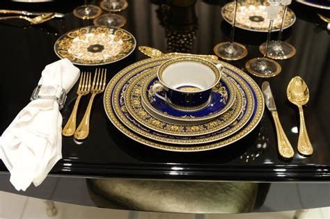 versace dining table rainbow|versace dinnerware for sale.